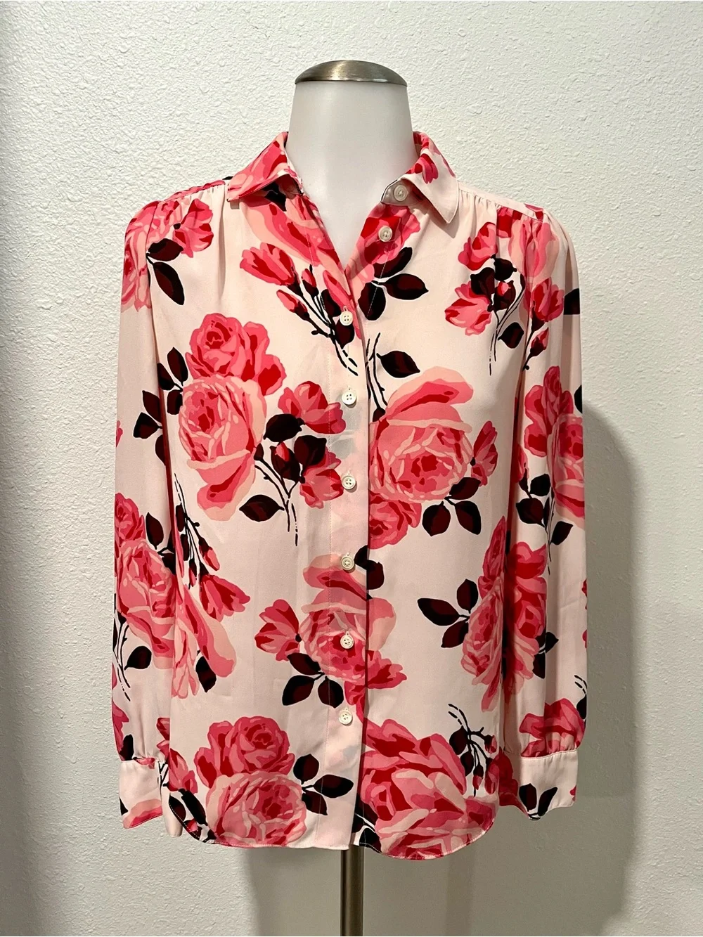 Kate Spade Floral Blouse Size XS
